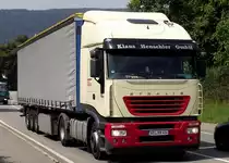 IVECO Stralis Sattelzug in Neckargem�nd am 28.07.11