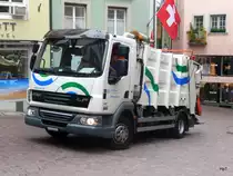 DAF LF 45.220 Klein M�llwagen in der Altstadt von Z�rich am 30.07.2011