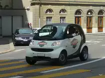 Werbesmart unterwegs in der Stadt Fribourg am 05.08.2011