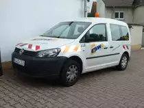 VW Caddy des Wiesbadener Ernergieversorgers  ESWE  gesehen in Taunusstein, August 2011