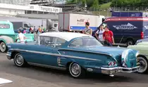1958´er Chevrolet Impala 2-door Hardtop Coupe. Foto: 05.06.2011, Aussteuung von Dreamcars Museum, WTCC Race auf dem Hungaroring 