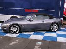 MAserati Granturismo Cabriolet. Wagen wurde am 05.06.2011 auf dem Hungaroring Ausgestellt.