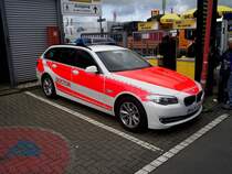 BMW 5 Combi als Doctor Fahrzeug von der Nrburgring GmbH beim DTM Rennen am 07.08.11