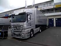 Mercedes Benz Actros als DTM Auto Transporter auf den Nrburgring am 07.08.11
