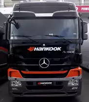 Mercedes Benz Actros von Hankook der neue Reifen Partner der DTM am 07.08.11 auf den N�rburgring 