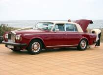 Rolls Royce Silver Shadow als Hochzeitsauto am Strand von Lanzarote, September 2006.