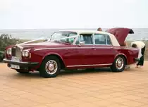 Rolls Royce Silver Shadow als Hochzeitsauto am Strand von Lanzarote, September 2006.