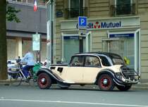 Citroen Traction Avant. Paris St. Germain, Juli 2009.