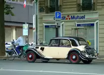 Citroen Traction Avant. Paris St. Germain, Juli 2009.