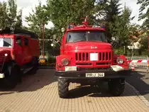 ZiL 137 Feuerwehr am 06.08.2011 auf der Historic Mobil in Jonsdorf.