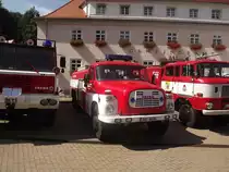 Ein Tatra 148 am 06.08.2011 auf der Historic Mobil in Jonsdorf.