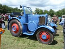 Lanz 9531, Bj. 1952, 45 PS, prsentiert bei der Oldtimerausstellung in Diedenbergen, August 2011