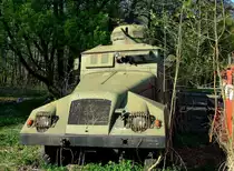 Fahrzeugtyp: IFA G5 SK2
Baujahr: nicht bekannt
Polizei-Einsatzfahrzeug(Wasserwerfer) der ehemaligen DDR
Stand-/Fundort: 15345 Altlandsberg, Krummenseestra�e
Zeitpunkt d. Aufnahme: 29.05.2011