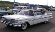 Chevrolet Impala Convertible Coupe (Series 1700) Baujahr: 1959. Aufgenommen am: 05.06.2011, Aussteuung von Dreamcars Museum, WTCC Race auf dem Hungaroring.