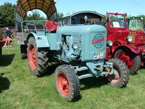Dieser Eicher steht bei der Oldtimerausstellung in Hochheim-Diedenbergen, August 2011