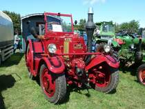 ein hochglnzender Lanz ist Gast bei der Oldtimerausstellung in Hochheim-Diedenbergen, August 2011