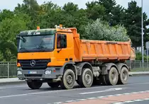 MB Actros 4144 4-achs-Kipper in Euskirchen 29.07.2011