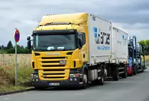 Scania R 420 Hngerzug  Hermes  in Euskirchen - 30.07.2011