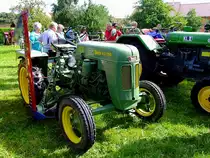 BAUTZ-AS120;Baujah 1955 mti aufgebautem Mhbalken bei der Oldtimerveranstaltung in Mnsteuer;110814