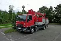 MAN mit Arbeitsbhne, Aug.2011