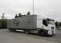 IVECO Starlis Sattelzug,in Grabsen/Hannover am 04.07.2011.