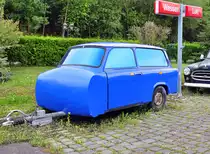 Umgebauter  Trabbi  als Anhnger - Erftstadt-Liblar 29.07.2011