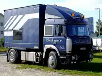 IVECO im Einsatz fr ein Schaustellerunternehmen anlsslich des Aufbaues zum Rieder Volksfest;110818