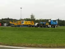 Der MAN TGX 41.540 der Firma Felbermayr hat sich seine Pause verdient.
Er pausierte am 21.8.2011 bei der Raststation Kaiserwald
