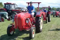 Porsche Standard eines Porschesammlers aus 65474 Bischofsheim bei der Prsentation anl. Oldtimerausstellung in Diedenbergen, August 2011

