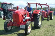 Porsche Master eines Porschesammlers aus 65474 Bischofsheim bei der Prsentation anl. Oldtimerausstellung in Diedenbergen, August 2011

