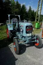 Eicher, Ackerschlepper mit luftgek�hltem Dieselmotor, ausgestellt in Seebrugg am Schluchsee, Aug.2011