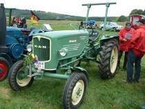 MAN steht anl. der Oldtimeraustellung des Deutz-Club Allmus auf dem Ausstellungsgelnde, August 2011