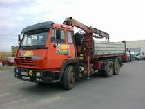 Steyr 25S32 der Firma Cresnik parkte am 2.9.2011 in Gralla.