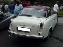 Heckansicht eines Goliath 1100. 1957 - 1958. Oldtimertreffen Kokerei Zollverein am 04.09.2011.