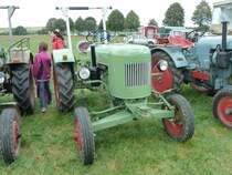 Fendt Dieselro steht anl. der Oldtimeraustellung des Deutz-Club Allmus auf dem Ausstellungsgelnde, August 2011
