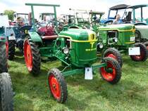 Deutz steht anl. der Oldtimeraustellung des Deutz-Club Allmus auf dem Ausstellungsgelnde, August 2011

