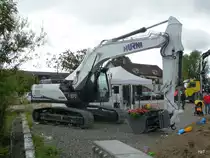 CASE CX 250 in der Kiesgrube in Sutz am 27.08.2011