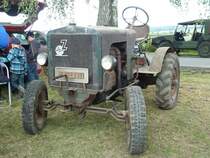 Zettelmeyer, Bj. 1940, als  Hallenfund  ist ausgestellt anl. der Oldtimeraustellung des Deutz-Club Allmus, August 2011
