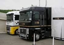 Renault Magnum Zugmaschiene. Aufgenommen auf dem World Series by Renault am 03.07.2011.