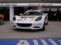 Lotus Elise. Aufgenommen auf dem World Series by Renault am 03.07.2011.