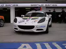 Lotus Elise. Aufgenommen auf dem World Series by Renault am 03.07.2011.