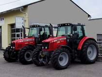 MF5454 und MF6480 stehen bei einem Landmaschinenh�ndler zur Abholung bereit;110731