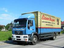 MAN LE15.220 einer Eisengro�handlung am Weg Richtung Betriebszentrale;110719