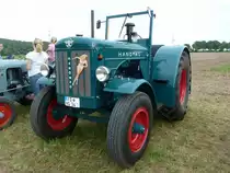 Hanomag steht beim Oldtimertreffen der Traktorenfreunde Mackenzell, September 2011