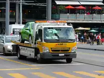 Mitsubishi Fuso Kleintransporter unterwegs in der Stadt bern am 09.09.2011