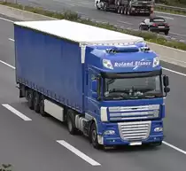 DAF XF Sattelzug am 14.09.2011 auf der A2 bei Lehrte.