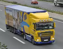DAF XF Sattelzug am 14.09.2011 auf der A2 bei Lehrte.