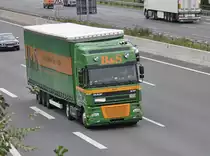 DAF XF Sattelzug am 14.09.2011 auf der A2 bei Lehrte.