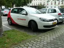 Golf von  SANICHAUVER  steht in der Innenstadt von Trier, September 2011