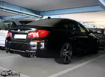 Brandneuer BMW M5 in Frankfurt am Main am 24.9.2011